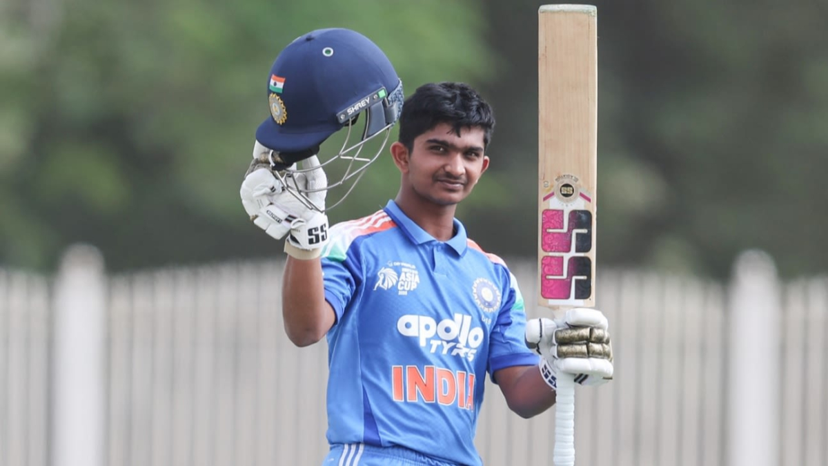 Abhigyan Kundu unbeaten 209, Abhigyan Kundu double century, India big cricket win, Abhigyan Kundu 125 ball 209, India cricket match highlights, young Indian batter performance, Abhigyan Kundu latest innings, India dominant victory cricket, record breaking knock by Kundu, Indian cricket emerging talent